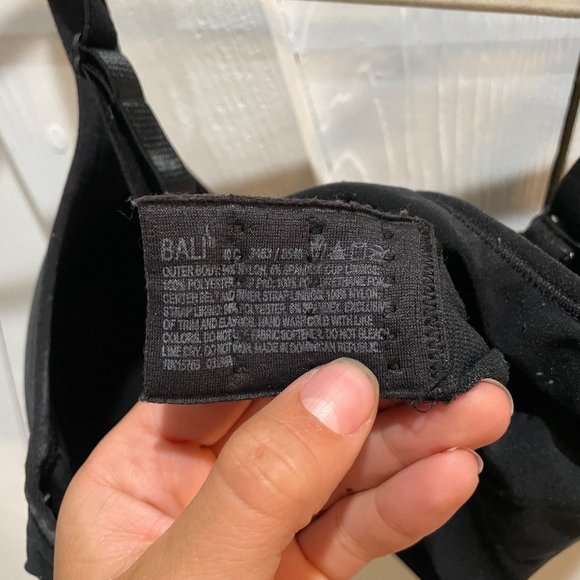 Bali black full coverage bra 40C - Picture 4 of 5